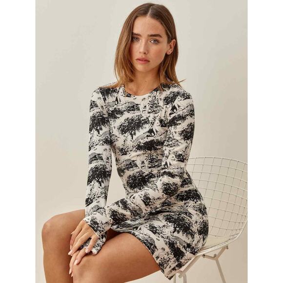Reformation Kenmare Dress - S Elysian - Picture 1 of 4